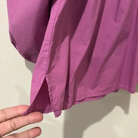Cleobella Jess puff sleeves blouse women’s size small In Azalea color